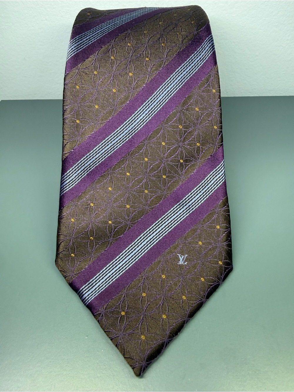 RARE Louis Vuitton "Uniformes" Silk Tie - Authentic Employee Exclusive